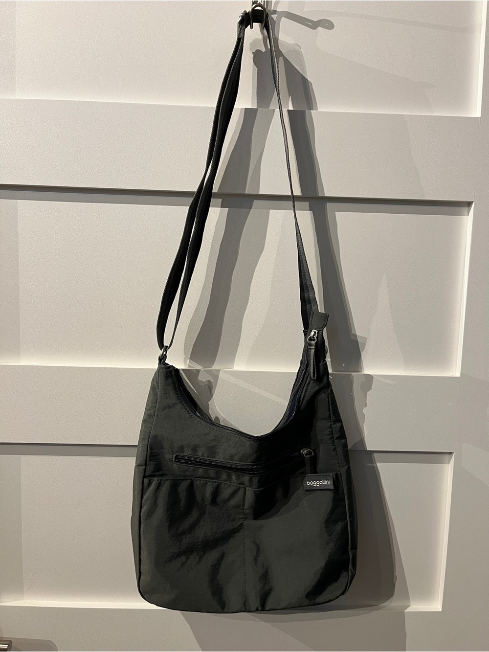 Baggallini Dark Gray Everyday Crossbody Bag
